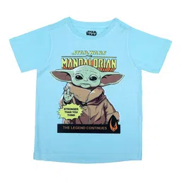 Star Wars by Wear Your Mind Boys Blue Star Wars Printed T-shirt-image-44