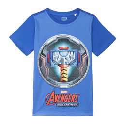 Marvel by Wear Your Mind Boys Blue Marvel Printed Applique T-shirt-image-18