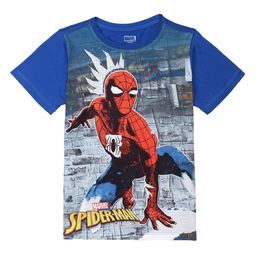 Marvel by Wear Your Mind Boys Blue Spiderman Printed T-shirt-image-62