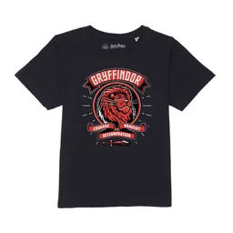 Harry Potter by Wear Your Mind Boys Navy Blue & Red Printed Pure Cotton T-shirt-image-61