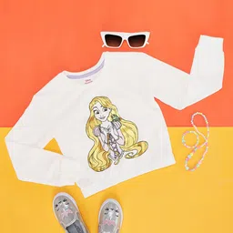 Pantaloons Junior Girls Graphic Printed Cotton T-shirt-picture-28