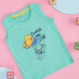 Pantaloons Baby Boys Graphic Printed Sleeveless Cotton T-Shirt-picture-23