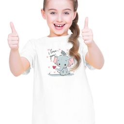 BRATMA Girls Animal Printed Cotton T-shirt-image-48