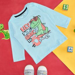 Pantaloons Baby Infant Boys Graphic Printed Cotton T-shirt-image-110