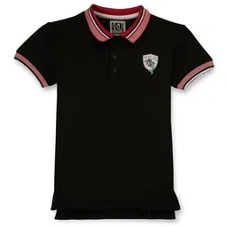 Gini and Jony Boys Striped Polo Collar Cotton Applique T-shirt-picture-39