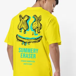 STATUS MANTRA Graphic Printed Oversized Pure Cotton T-shirt-image-74