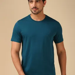 Van Heusen Men Solid s Round Neck T-shirt-image-93