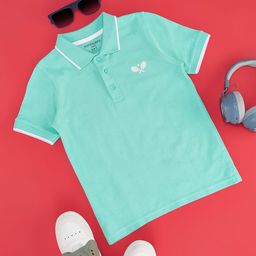 Pantaloons Junior Boys Typography V-Neck Applique T-shirt-45