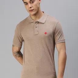 ONN Polo Collar Short Sleeves Antimicrobial Cotton T-shirt-image-48