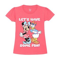 Wear Your Mind Girls Minnie & Daisy Printed Puff Sleeves Pure Cotton T-shirt-image-44