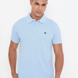 FRENCHIE Polo Collar Short Sleeves Cotton Casual T-shirt-image-67