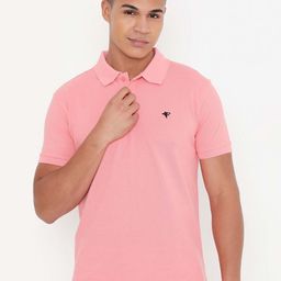 FRENCHIE Polo Collar Short Sleeves Cotton Casual T-shirt-image-60