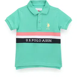 U.S. Polo Assn. Kids Boys Striped Polo Collar T-shirt-picture-36