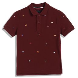 Tommy Hilfiger Boys Polo Collar Applique T-shirt-image-99