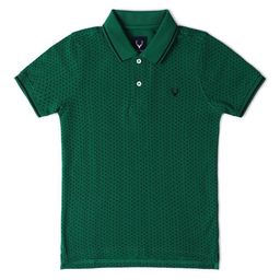 Allen Solly Junior Boys Printed Polo Collar Applique Cotton T-shirt-picture-31