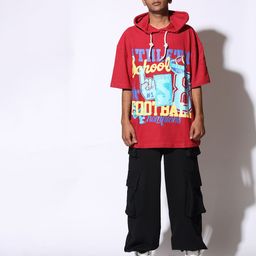 AMPED Boys Typography Printed Polo Collar Applique T-shirt-image-10