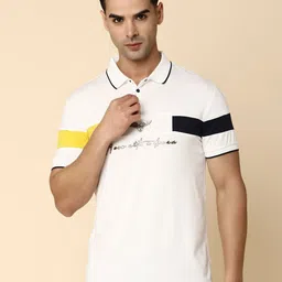 V-Mart Typography Printed Round Neck Short Sleeves Cotton Regular T-shirt-image-21