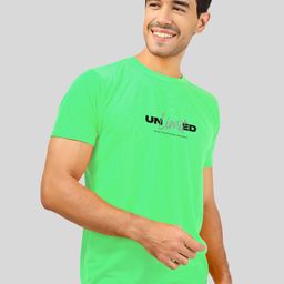 Greylongg Men Applique T-shirt-image-84