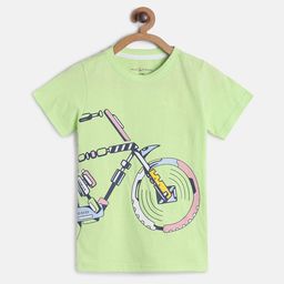 TALES & STORIES Boys Round Neck Graphic Printed Cotton T-shirt-image-84