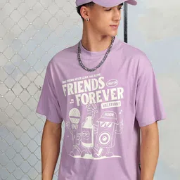 HIGHLANDER Relaxed Fit Typography Printed T-shirt-image-21