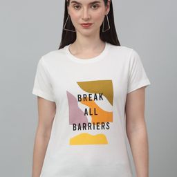 Cantabil Typography Printed T-shirt-image-83