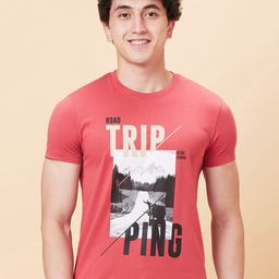Being Human Typography Printed Round Neck Short Sleeves T-shirt-image-86