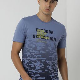 Wildcraft Graphic Printed Round Neck Short Sleeves Anti Odour T-shirt-image-71