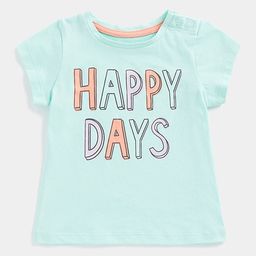 mothercare Unisex Kids Typography Printed Pure Cotton T-shirt-image-62