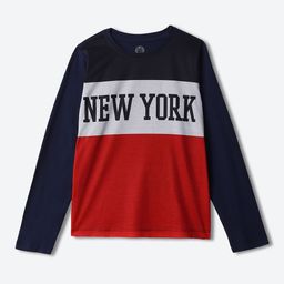 YK Boys Typography Printed Round Neck Long Sleeves T-shirt-image-38