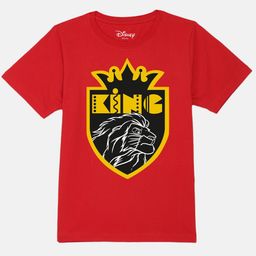 YK Disney Boys Lion King Printed Pure Cotton Casual T-shirt-image-36