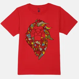 YK Disney Boys Simba Printed Pure Cotton T-shirt-image-67