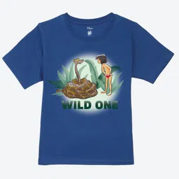 YK Disney Boys Printed Pure Cotton Round Neck T-shirt-image-92