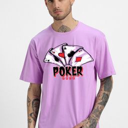 VEIRDO Round Neck Short Sleeves Graphic Printed Pure Cotton Cotton Oversized T-shirt-image-86