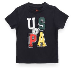U.S. Polo Assn. Kids Boys Typography Printed Pure Cotton T-shirt-13