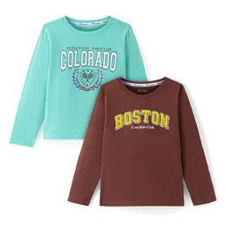 Honeyhap Boys 2 V-Neck Applique T-shirt-38