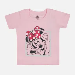 Bodycare Girls Minnie Mouse Printed Cotton T-shirt-image-62