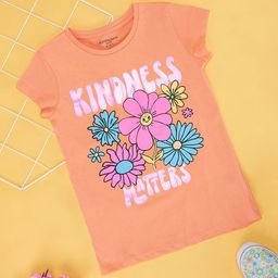 Pantaloons Junior Girls Graphic Printed Casual T-shirt-image-97