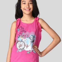 TotzTouch Girls Printed Applique T-shirt-image-31