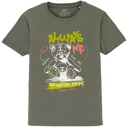 Status Quo Boys Graphic Printed Cotton T-shirt-image-80