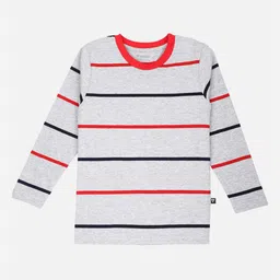 Bodycare Boys Striped Applique T-shirt-image-72