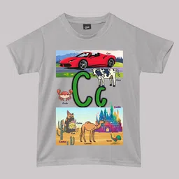 RISH Boys Typography Printed Round Neck Regular T-shirt-2