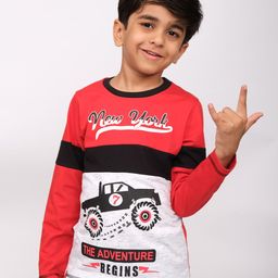 3PIN Boys Typography Printed Cotton T-shirt-image-28