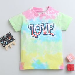 BUMZEE Girls Typography Printed Cotton T-shirt-image-56