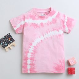 BUMZEE Girls Tie and Dye Dyed Cotton T-shirt-image-70