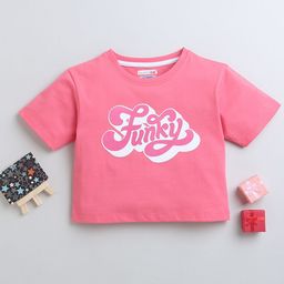 BUMZEE Girls Typography Printed Oversized T-shirt-image-32