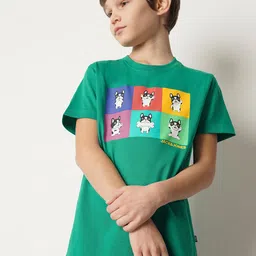 Jack & Jones Junior Boys Graphic Printed Pure Cotton T-shirt-31