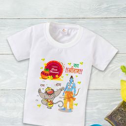 Babywish Kids Graphic Printed Round Neck Cotton Relaxed Fit T-shirt-image-34
