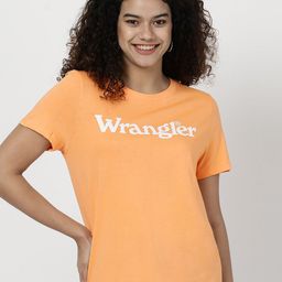 Wrangler Women Typography Printed Cotton T-shirt-image-9