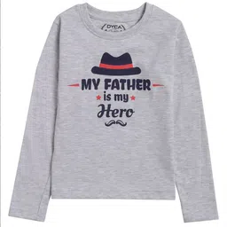 DYCA Boys Grey Typography Printed Regular-Fit T-shirt-picture-17