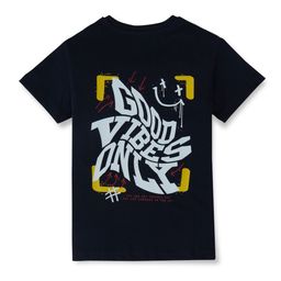 Palm Tree Boys Typography Printed Cotton T-shirt-image-79